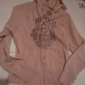 Roxy hooded jacket with pockets